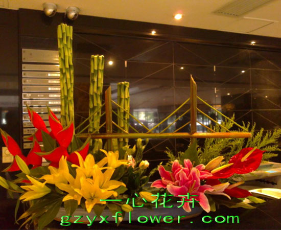 花艺设计、酒店大堂花艺设计