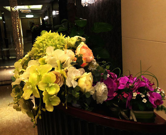 办公台花、前台台花
