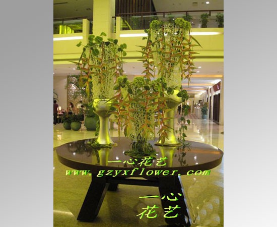 酒店大堂插花、商务插花